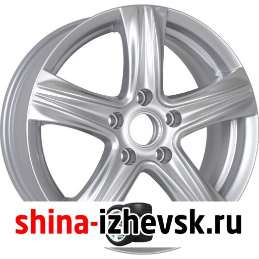Колесный диск КиК Легион 6.5xR16 5×114.3 ET45 DIA67.1 серебристый в Ижевске